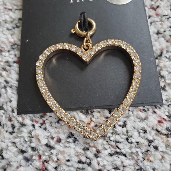 M. Haskell for I.N.C. Heart Pendant Bag Charm - Picture 2 of 5